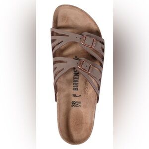 ✨🎉 Birkenstock Birki Granada Footbed Women’s Size 7 Butterfly Leather Sandals
